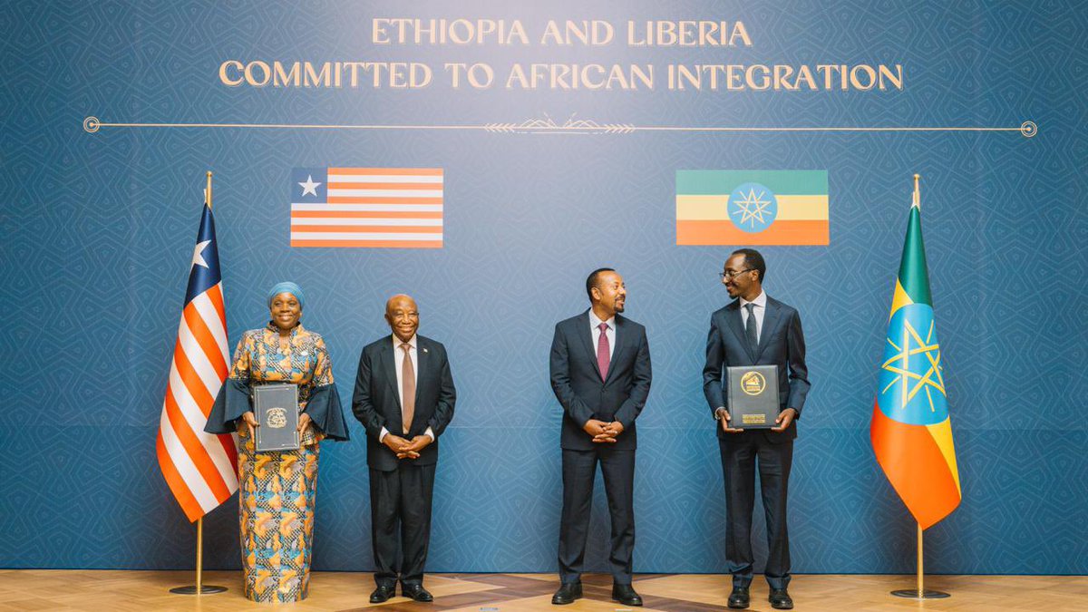 Following their bilateral meeting, Prime Minister Abiy Ahmed and President Joseph Nyuma Boakai of Liberia presided over the exchange of two Memoranda of Understanding (MOUs). These agreements serve as a strategic foundation and tangible roadmap for future collaboration, focusing