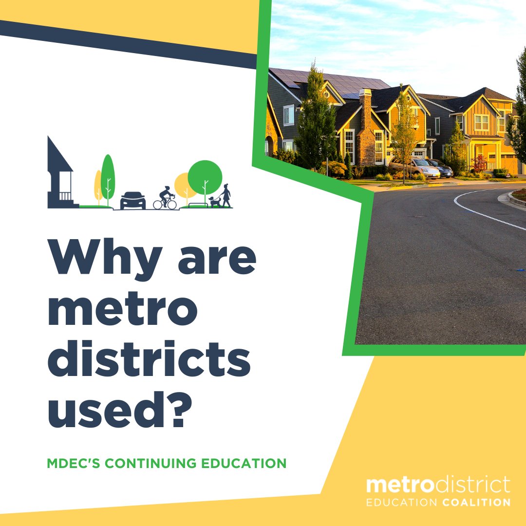 Metro districts provide essential funding for roads, parks, utilities, and more—helping communities grow without burdening city budgets. Find out why they’re a key part of development. Learn more: bit.ly/4kK4Fmt