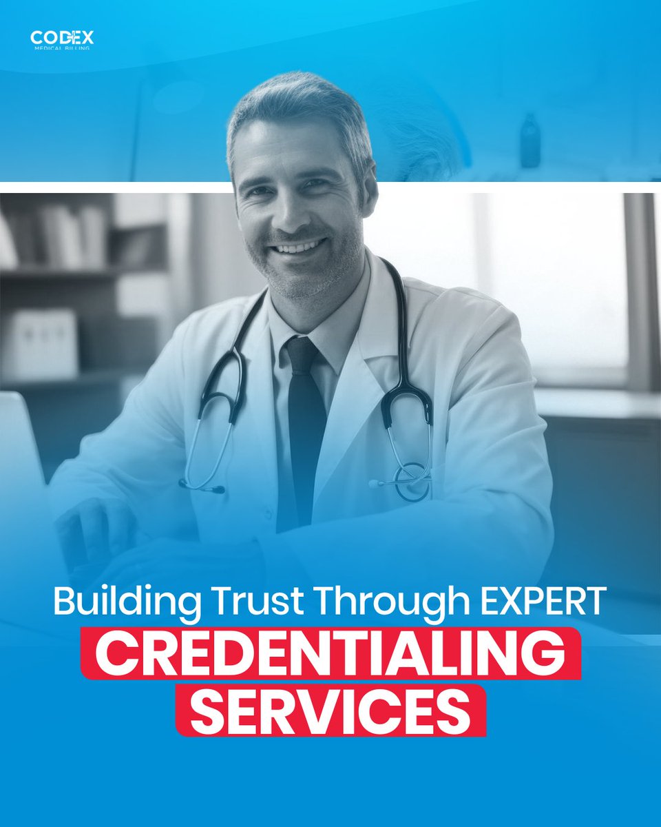 Codexmedical's tweet photo. At Codex, we are committed to helping healthcare providers build and maintain trust through reliable credentialing services.
We understand that accurate credentialing is essential for compliance, credibility, and seamless practice... https://t.co/X0RhE08Z6o https://t.co/8z2gAh5uFZ