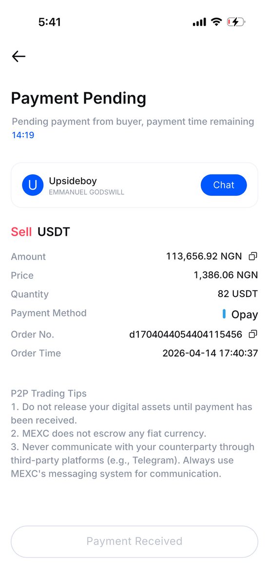 CryptoGodwin's tweet image. I hereby endorse #Mexc P2P for all Nigerians.

You’d all thank me later.