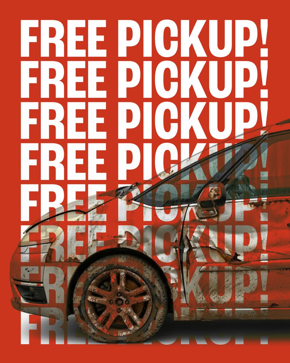 JDavidsonScrap's tweet photo. We collect your scrap car for FREE 🤩

If your old motor needs shifting, our team can arrange a pick-up slot that works around your schedule.

No faff. 👏

#jdavidson #scrapcar #scrapvan #scrapmetal https://t.co/bnXUsQIINc