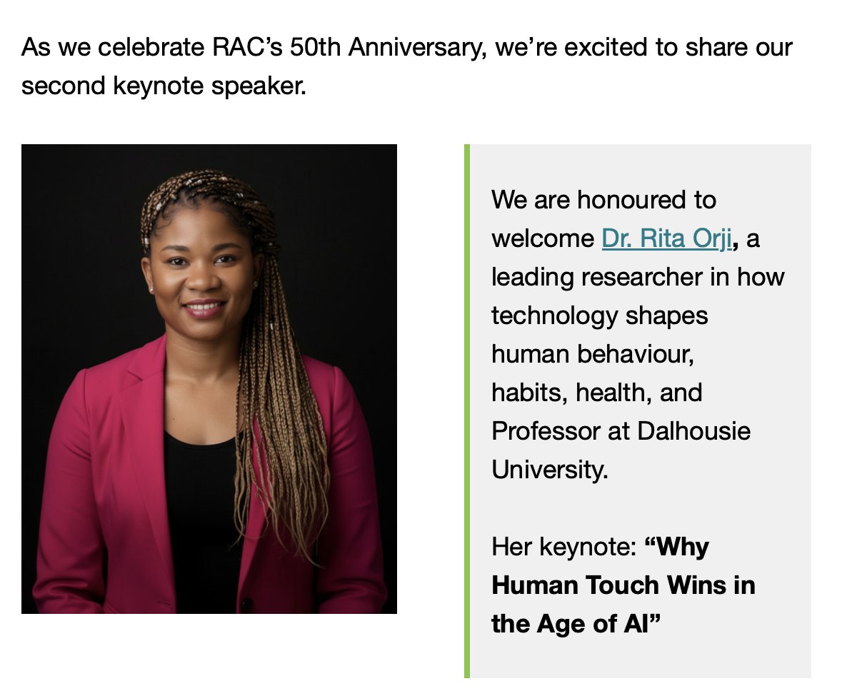 Prof. Rita Orji, PhD tweet media