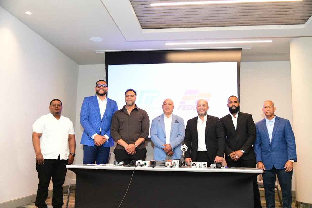 FEDOM presentó su equipo de operaciones y cuerpo técnico para los Juegos Centroamericanos y del Caribe Santo Domingo 2026. Operaciones: Luis Polonia Jr. (Gerente General), Jonas Lantigua (Dir. de Operaciones), José Torres (