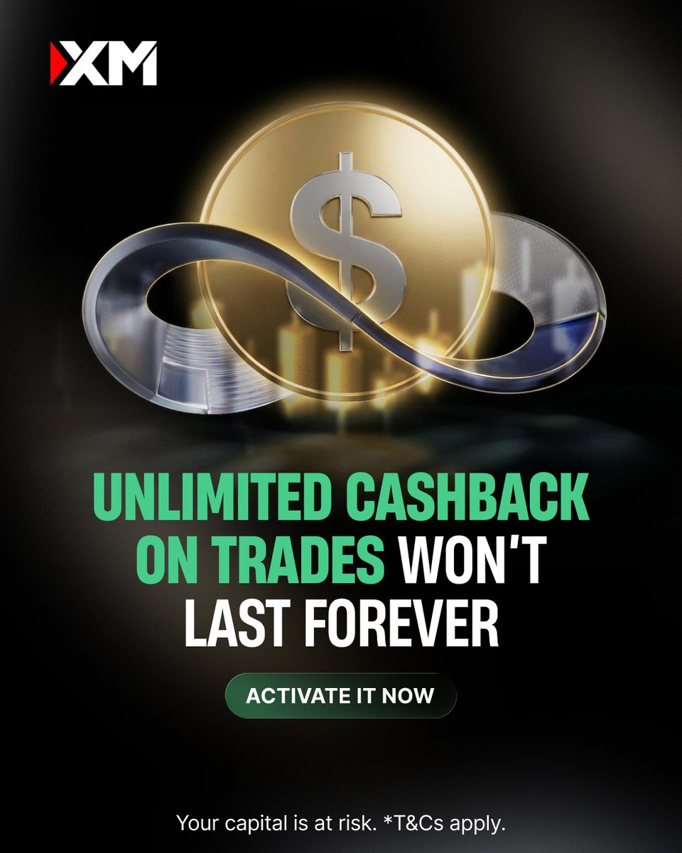 XM_COM's tweet photo. Getting paid back for your trades yet? ๐
The sooner you start, the more cashback you can earn until 7 May. ๐ต Join the promo now ๐ https://t.co/u7zgOXNRlX
#XM #TradingPromo #UnlimitedCashback #TradeMoreEarnMore https://t.co/g9DggzLzal
