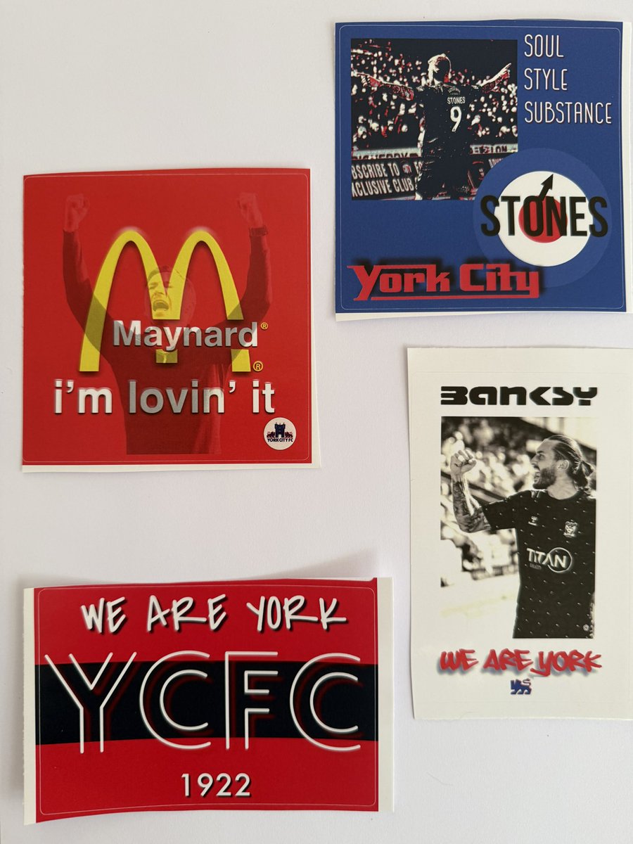 YfrontFanzine's tweet image. The 10th anniversary issue of Y Front is now available online at yfrontfanzine.bigcartel.com #ycfc 

To celebrate we are giving our biggest ever sticker giveaway 8 (eight) exclusive Dean Wade &amp;amp; Marc Lowther stickers

Subscriptions of 2/6/9 or 12 issues also available #fanzines #york
