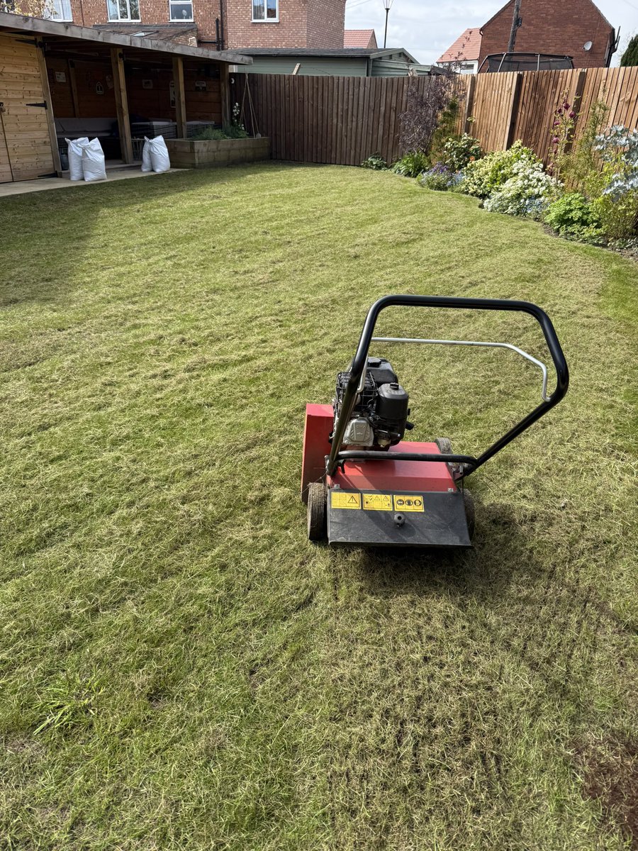 LMNorthYorks's tweet image. Plenty on today… actually remembered to photo this last one #renovation #lawnmaster 🌱 🪄 Look forward to the results ✅