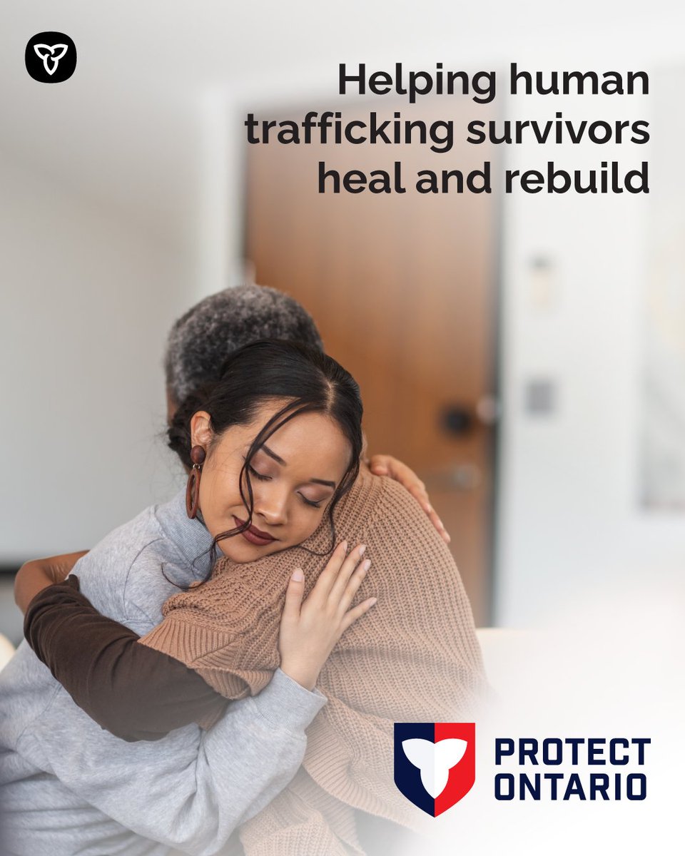 StopTrafficking's tweet image. Community-based services are key in the fight against #HumanTrafficking. 

Ontario partners with local &amp;amp; Indigenous-led supports to help survivors heal &amp;amp; rebuild.

Learn more: 

ontario.ca/HumanTrafficki…