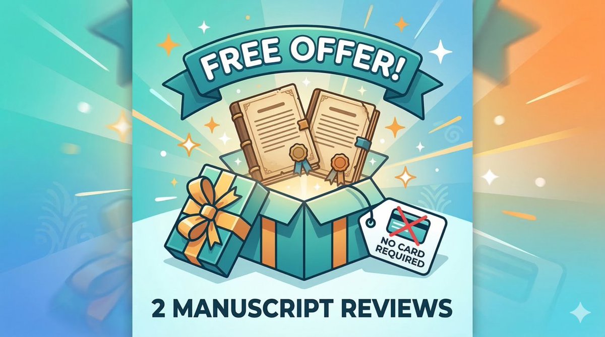Sci_Editing's tweet image. 🎁 FREE OFFER:

2 manuscript reviews per month.

Zero cost.

No credit card.

Why?

Because we believe every researcher deserves access to quality editing–regardless of budget.

Claim your free manuscripts → ift.tt/NaJZbyz

#PostdocLife #WritingTips