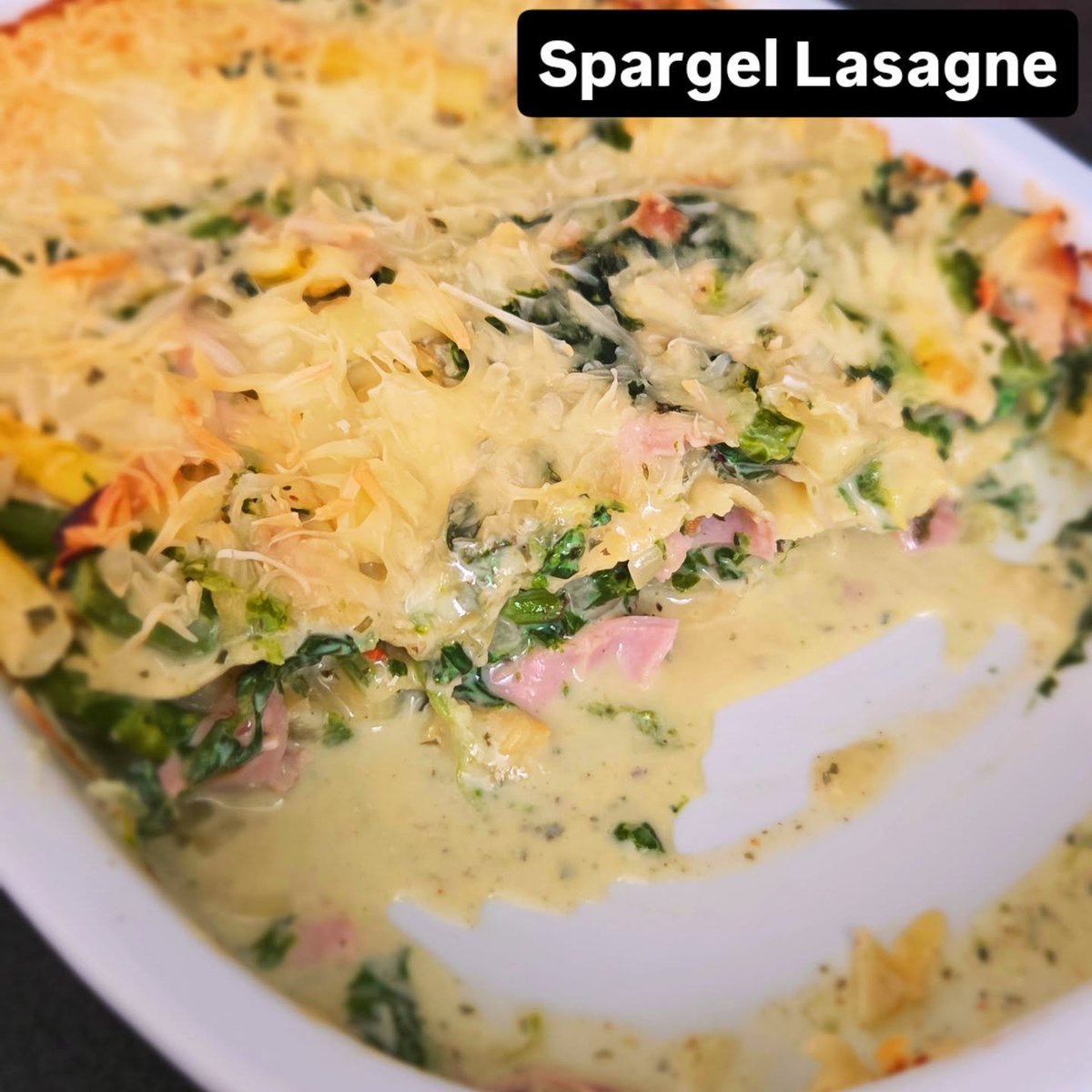 Symm's tweet photo. Heute mal Reste von Spargel in Form einer Spargel Lasagne vernichtet. War eine gute Wahl #BenKocht https://t.co/naqFywsEcN