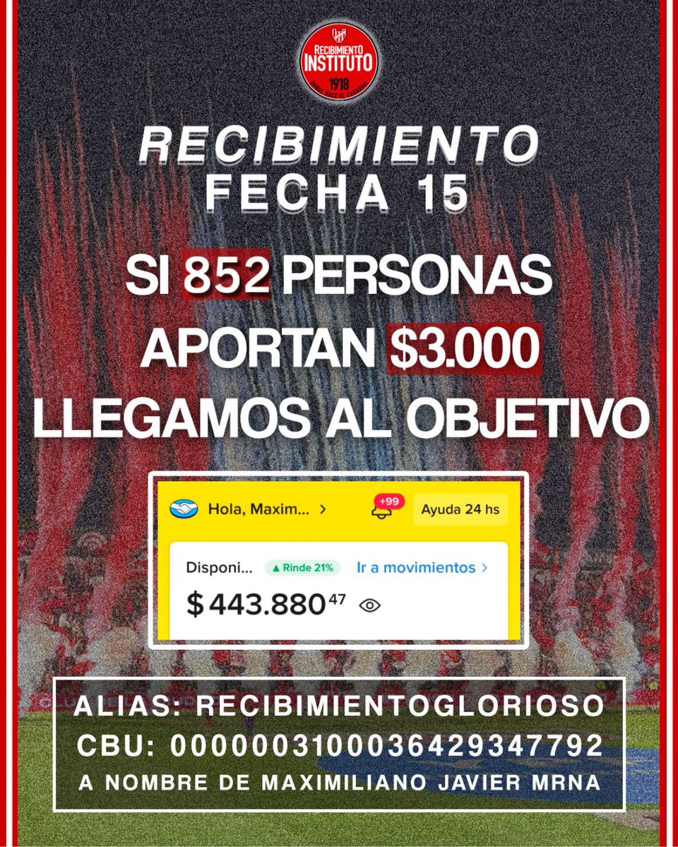 Recibimiento Instituto tweet media