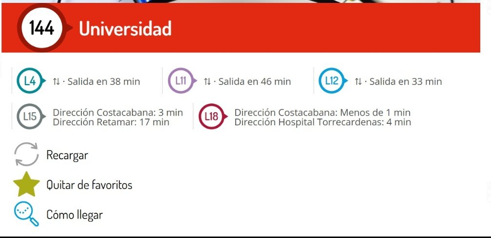 He vuelto a Almería y el bus <a href="/SurbusAlmeria/">Surbús Almería</a> es el peor con mucha diferencia en cuanto frecuencias y puntualidad en comparación a Cádiz o Sevilla. Estas son las frecuencias para volver a Almeria desde la universidad. Más de media hora de espera con 4 líneas. Es de chiste