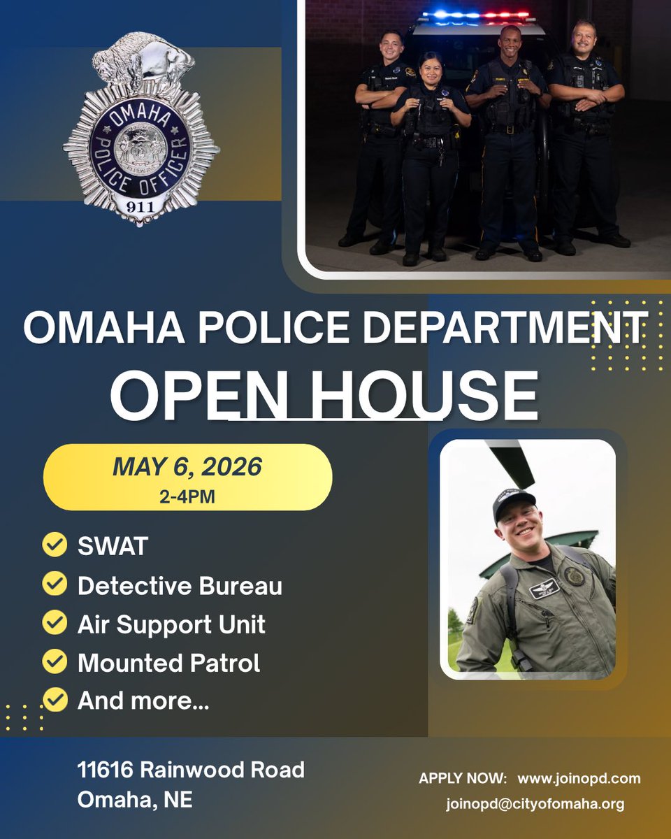 Omaha Police Department Recruitment Unit tweet media