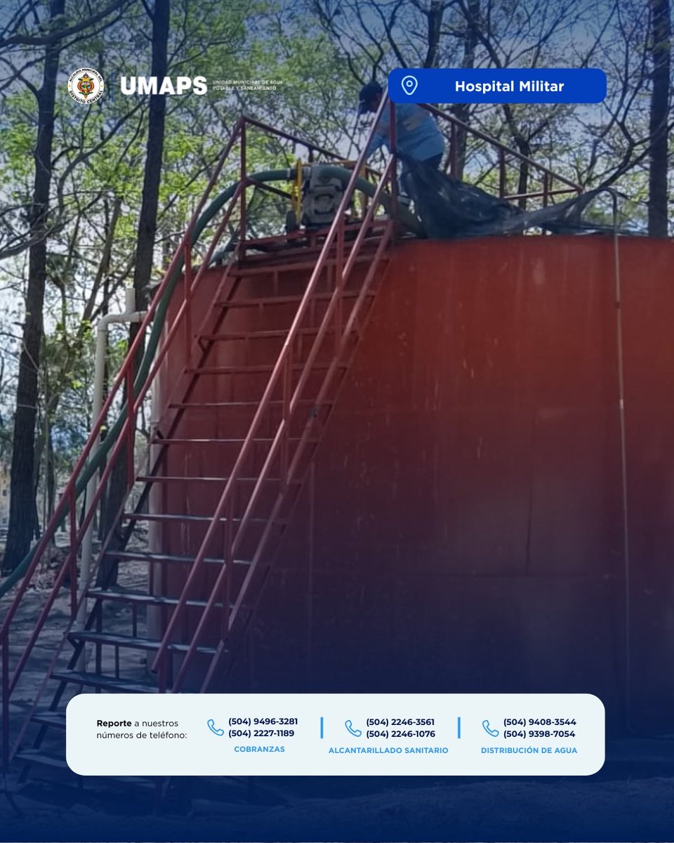 umapsdc's tweet image. 💧🔧 Las cuadrillas técnicas realizan mantenimiento en el sistema de alcantarillado sanitario en instalaciones de las Fuerzas Armadas, cerca del Hospital Militar.

👷‍♂️ Seguimos trabajando con compromiso y eficiencia por el bienestar de todos. 💙 

#UMAPS #Tegucigalpa