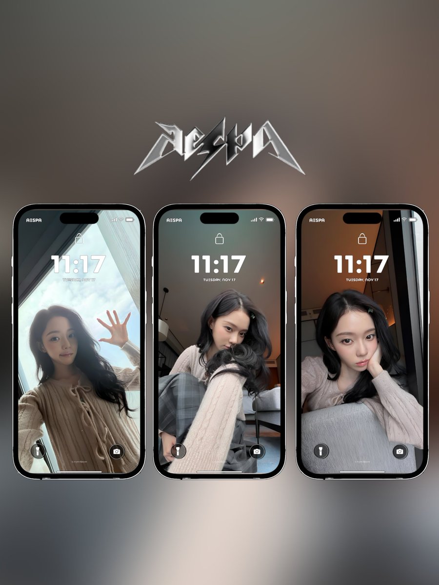 aespawalIpapers's tweet image. ⊹ ࣪★˖ ━ aespa #winter wallpapers (4K)