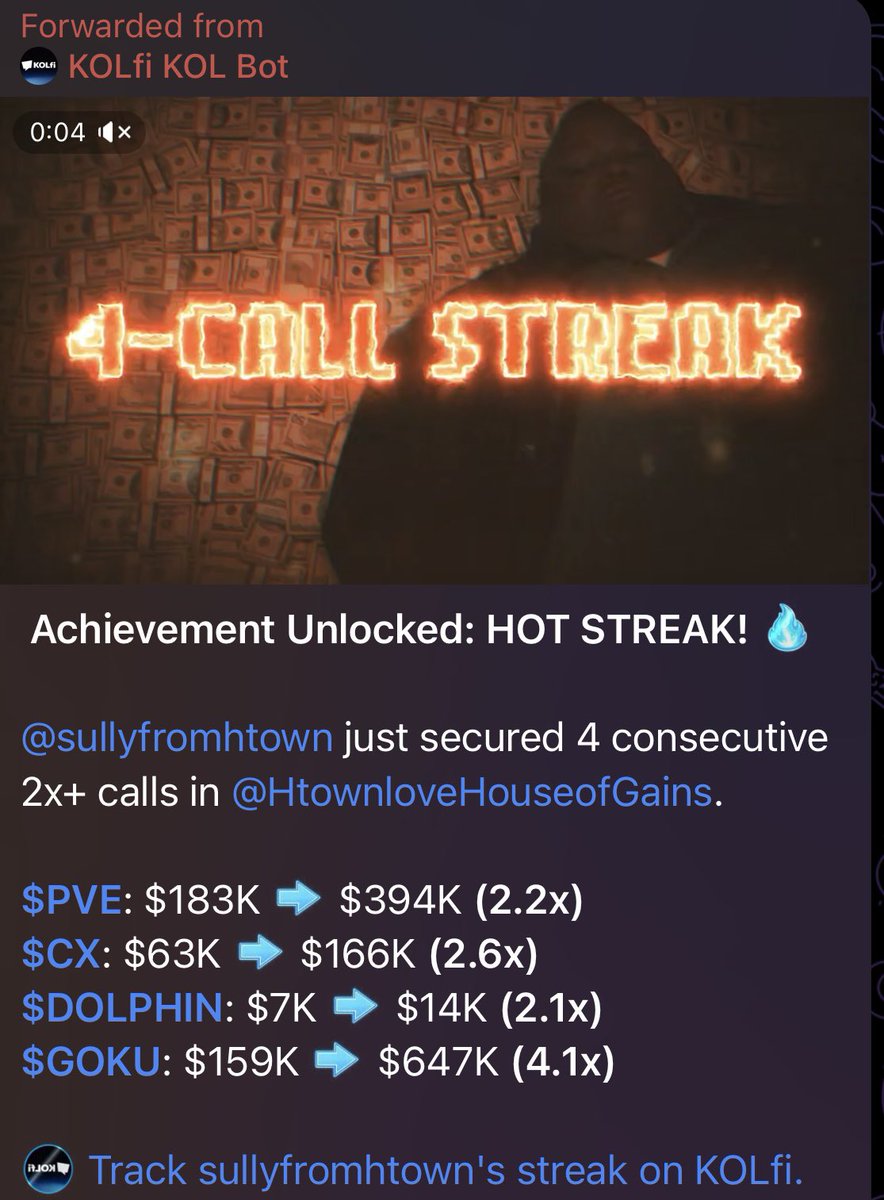 You could have turned 1 Solana to 16 Solana by just selling for a 2x on each of my last 4 calls on <a href="/kolfiapp/">KOLfi</a>