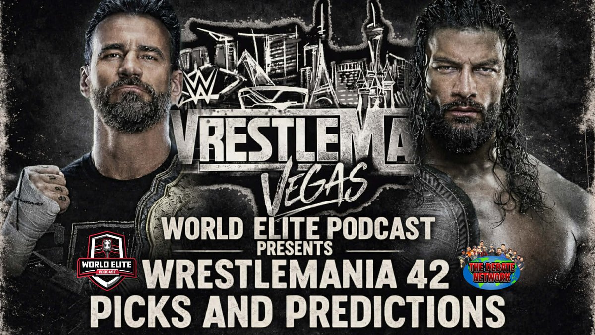 Tonight at 6:30pm EST, join <a href="/WorldElitePod/">World Elite Podcast</a> LIVE! on YouTube as the crew welcomes yours truly, Mike Dinero from <a href="/AllEliteDS/">All Elite Dirt Sheet | AEW Podcast</a> and more to the channel for #WrestleMania preview and predictions

Leave a like on the video and subscribe to the channel with notifications turned on for