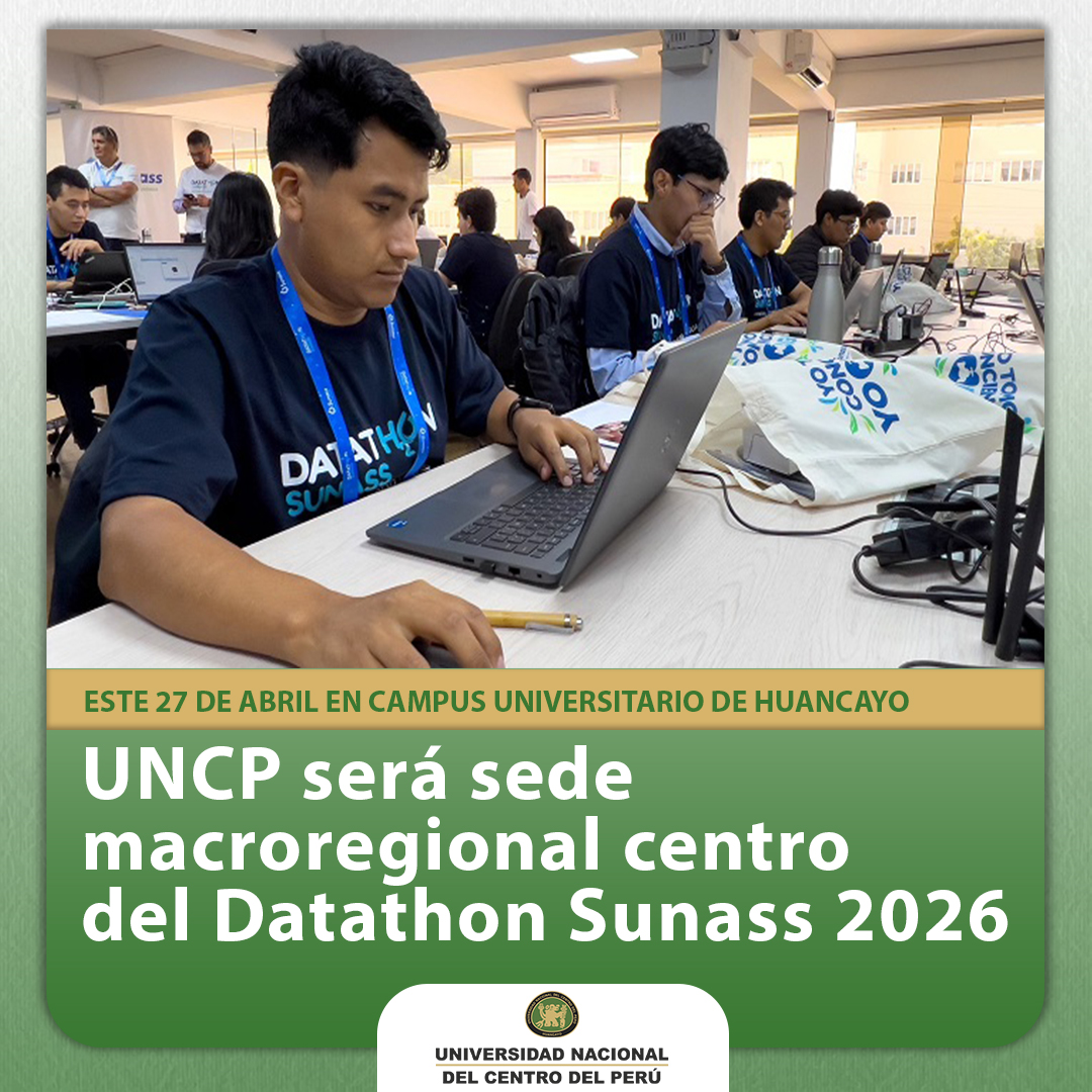 UNIVERSIDAD NACIONAL DEL CENTRO DEL PERÚ tweet media