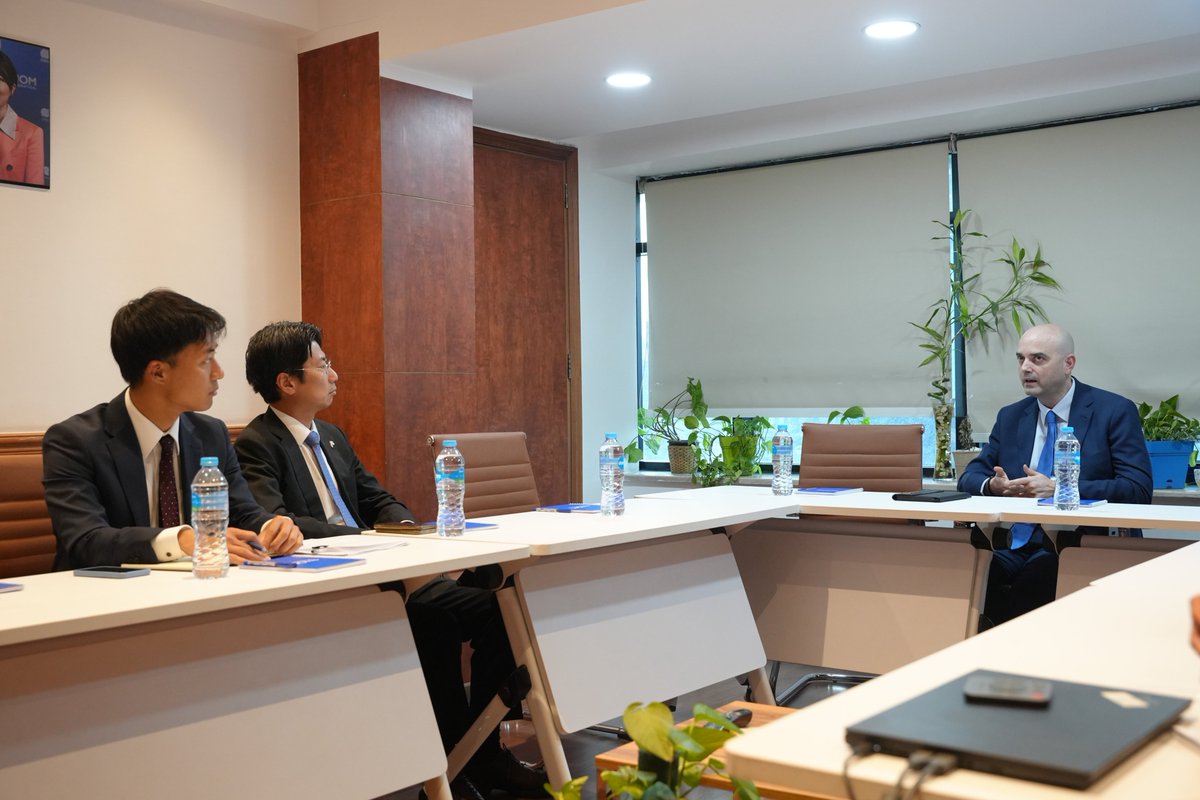 CarlosOliverIOM's tweet image. Honored to welcome DCM of Embassy of Japan to 🇪🇬 Mr. Yasuhiro Tsukamoto. Japan's support to @IOMEgypt’s Sudan Response reflects strong partnerships in action, delivering life-saving aid &amp;amp; upholding dignity of migrant communities. Together, we remain committed to #LeaveNoOneBehind