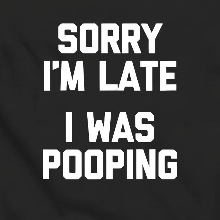 callizi_'s tweet image. Sorry I’m late… had priorities 💀 #FunnyShirt #Relatable #BathroomHumor #MemeTee #Oops #DailyLife #Streetwear #LOL