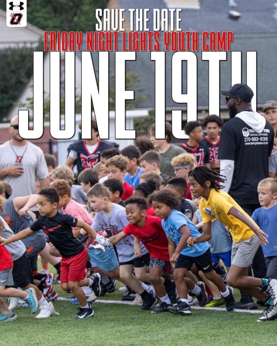 SrHighFootball's tweet photo. Save the Date‼️‼️‼️ 
Friday Night Lights Youth Camp with the State Champions is back on June 19th! Come out and enjoy the great coaching, great environment, one really good looking trophy all under the sound of the Rash Stadium lights buzzing! It doesn’t get better than this! #𝘾𝙝𝙖𝙢𝙥𝙞𝙤𝙣𝙨𝘽𝙪𝙞𝙡𝙩𝙃𝙚𝙧𝙚 | 1️⃣8️⃣0️⃣0️⃣‼️