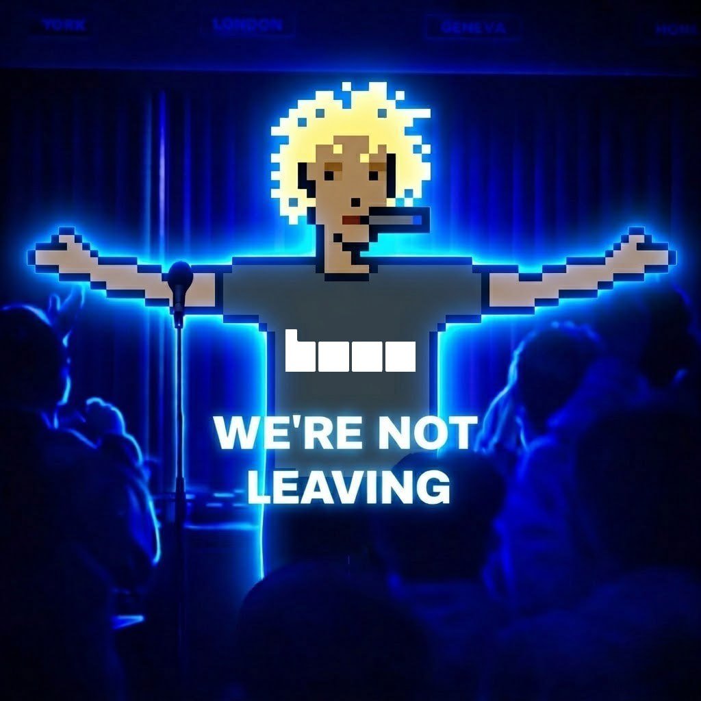 baseboss_'s tweet image. We’re not leaving.

Keep building and staying based 🟦