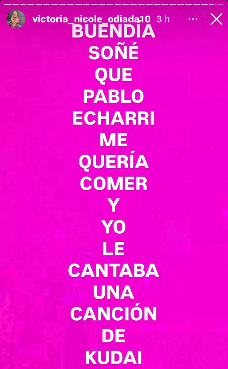 archivo victoria nicole odiada tweet media