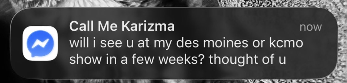 i’m screaming this is so direct bc i’ve only been to his des moines or kcmo shows TFFFFFFFF