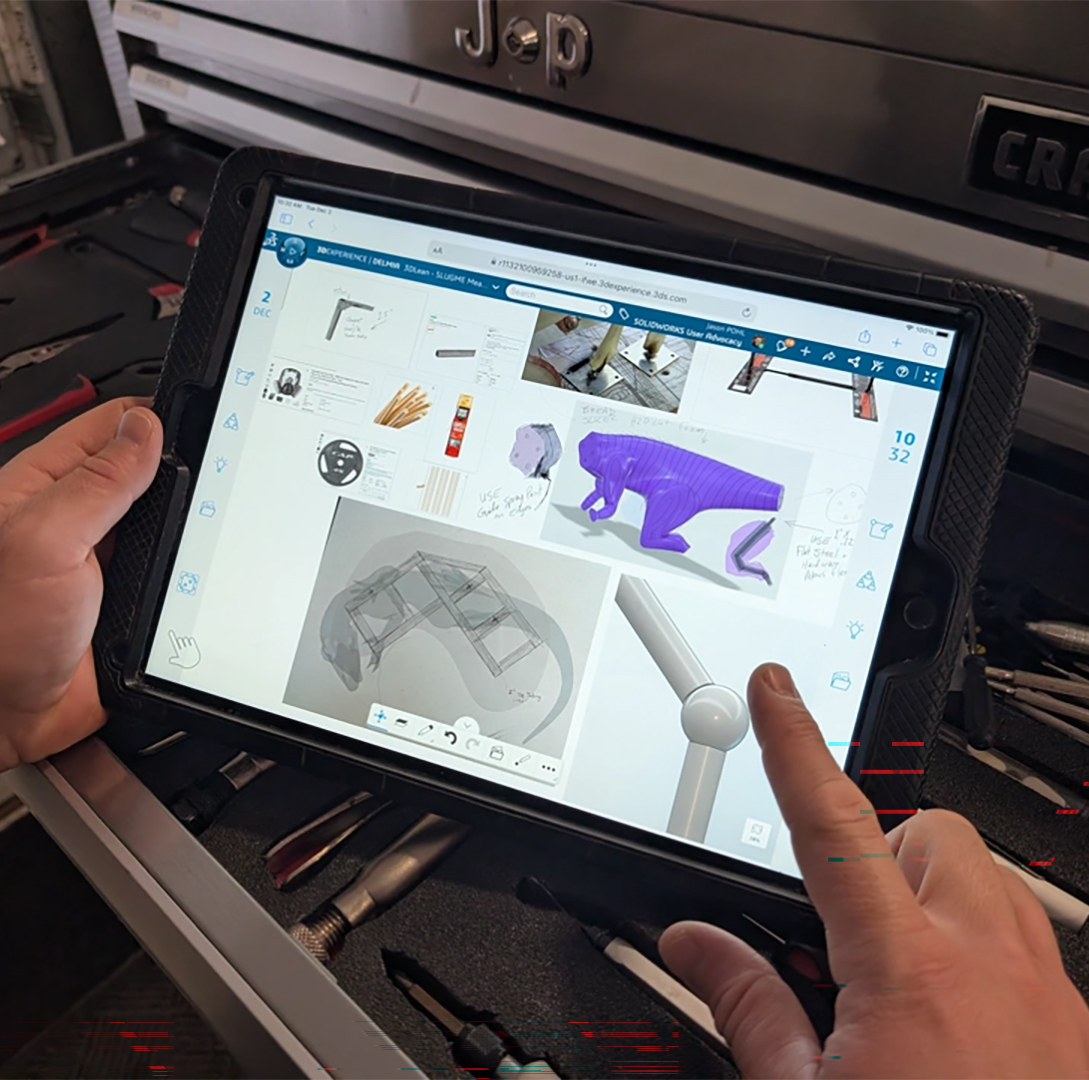 SOLIDWORKS's tweet image. Why Jason Pohl uses xDesign:
• Shape concepts in minutes
• Move into SOLIDWORKS for detail
• Access files from any device
Get it in #SOLIDWORKS #xDesign for #Makers for $48/year.
Watch the video: go.solidworks.com/h5q