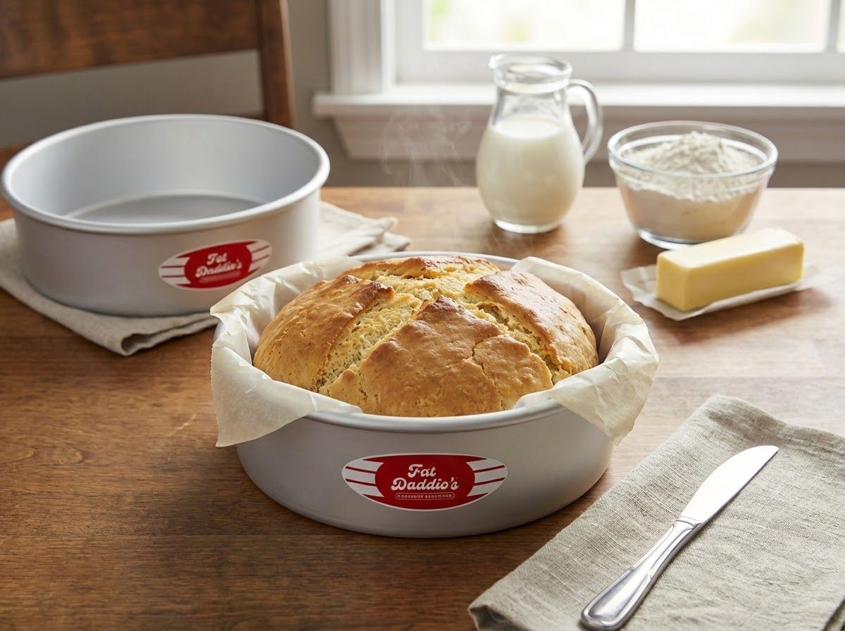 Life is What You Bake It!

Embrace the joy of baking with Fat Daddio's anodized bakeware. It delivers even heat, superior release, and durability for beginners and pros alike.

#BakingLife