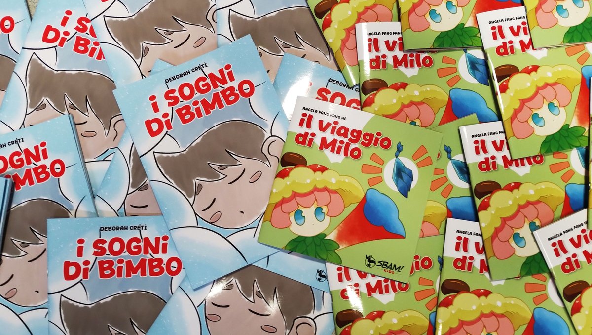 Ecco l'ultima grande novità di Sbam!: la linea Sbam! Kids, dedicata ai bambini in età prescolare, gli Sbam-lettori di domani!

La serie parte con "I sogni di Bimbo", di Deborah Cretì, e "Il viaggio di Milo", di Fang Fang He.

#ascoltailtapiro #SbamKids #SbamLibri #FumettiBambini