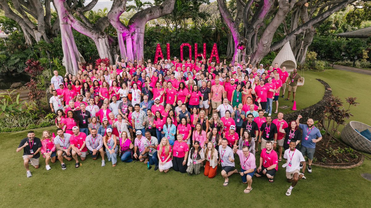 AndreAlmeidaTMO's tweet photo. Coming out of @TMobile's PEAK Award celebration in Maui, one thing is clear. This week was about seeing what excellence really looks like at T-Mobile. Behind every winner is a mindset of ownership, energy, always asking how we can do better. Huge congrats to this year’s winners. Very well deserved.