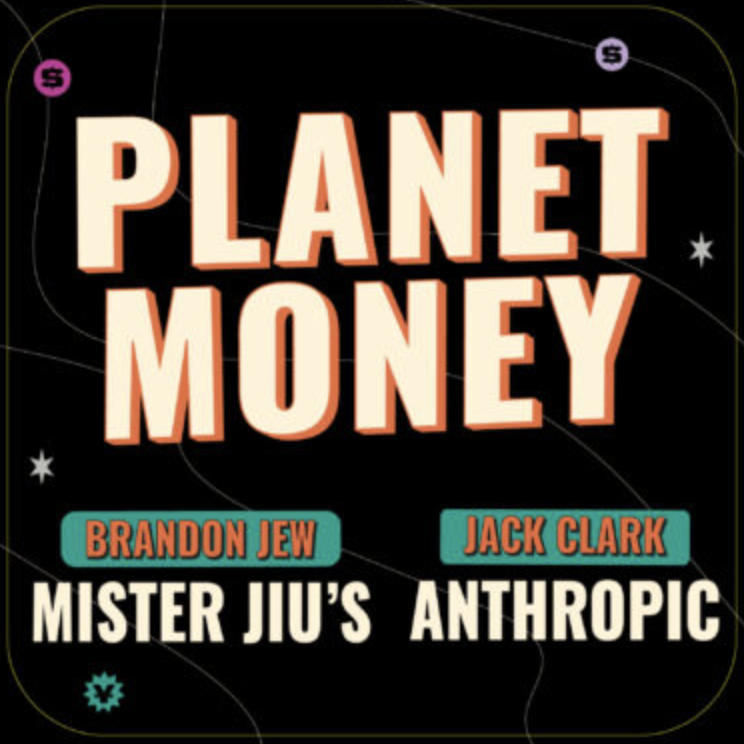 jackclarkSF's tweet photo. Join me this Wednesday in SF for an event celebrating the new book from NPR's Planet Money team. We'll talk about the impact of AI on society, how we think about the future at Anthropic, and maybe read some of my Import AI writing. More info: https://t.co/NiZBnk9bTM https://t.co/TAhgX3Z8PO