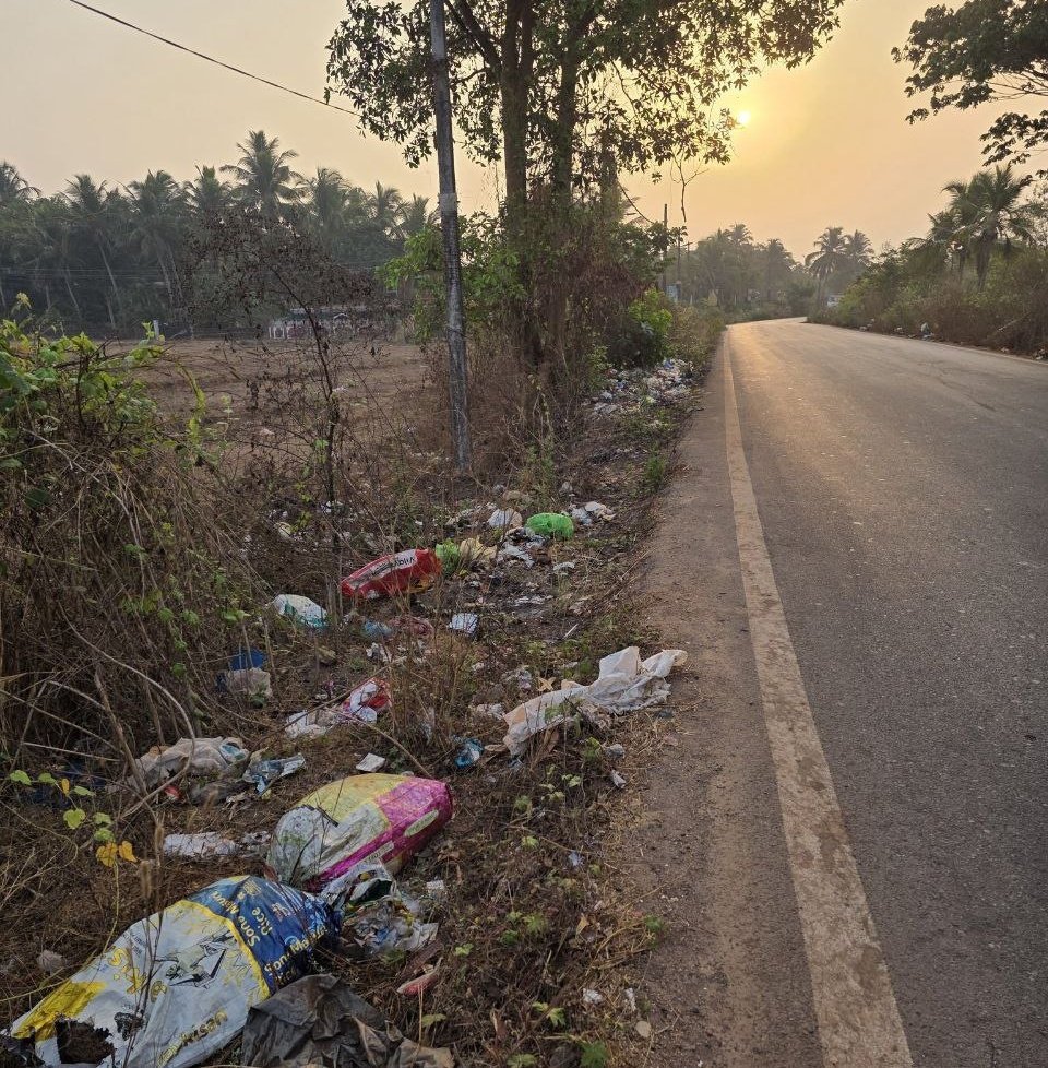 This is what you see everywhere in India 

The entire nation has become a shithole and an open air dumpster