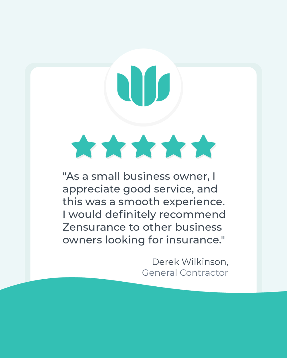 zensurance's tweet image. ⭐⭐⭐⭐⭐ "I would definitely recommend Zensurance to other business owners."

THIS is why we do what we do 🙌

Get coverage from a team that treats you like a person — not a policy number.

👉 ow.ly/PgWe50YIMKP 🛡️

#BusinessInsurance #GoogleReview #5StarReview #Trustpilot