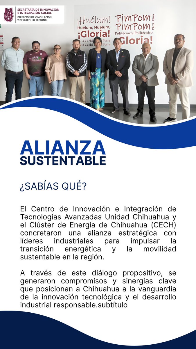 Dirección de Vinculación y Desarrollo Regional IPN tweet media