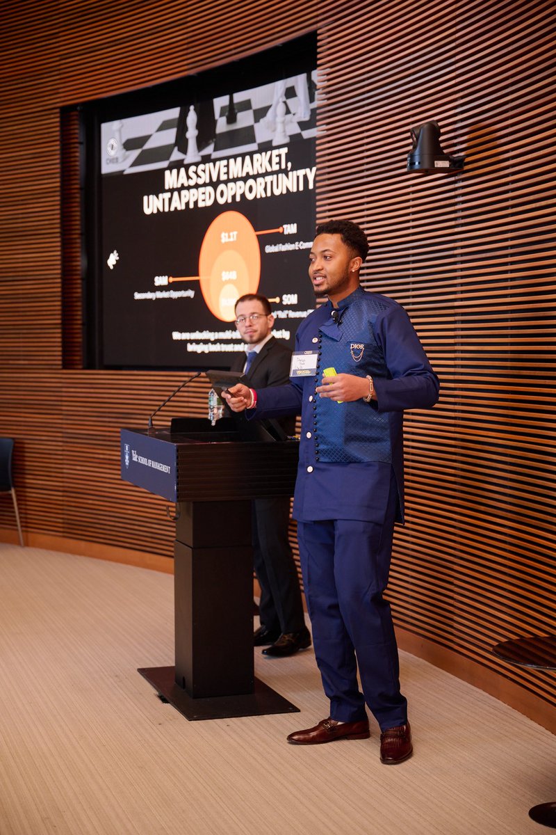 CheB_Inc's tweet photo. Thanks again to Yale Black Venture Summit for giving us the opportunity to share how we’re building the trust layer for fashion and bringing culture into the rooms that shape what comes next! https://t.co/XRfL8D2MhE