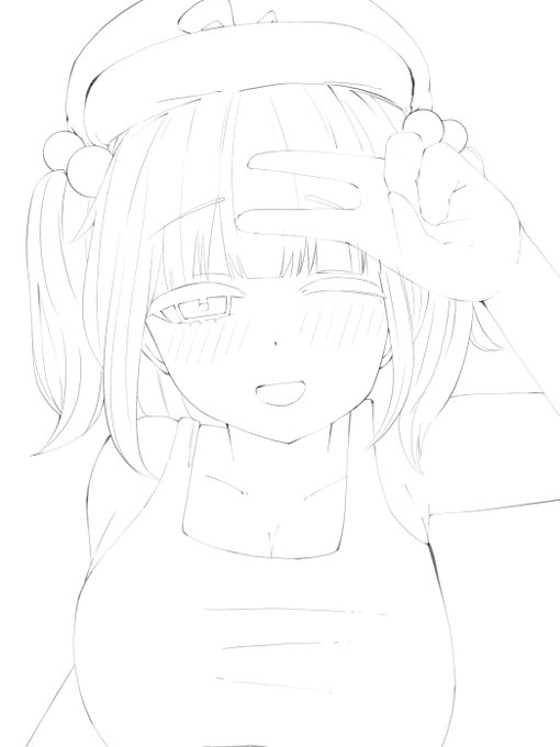 同人誌はイラストまとめ本になる予定です。入稿できるかな。。

めちゃくちゃセンシティブってわけじゃないけど、凍結祭りしてるから一応センシティブ設定で進捗を投稿。
スク水にとり 