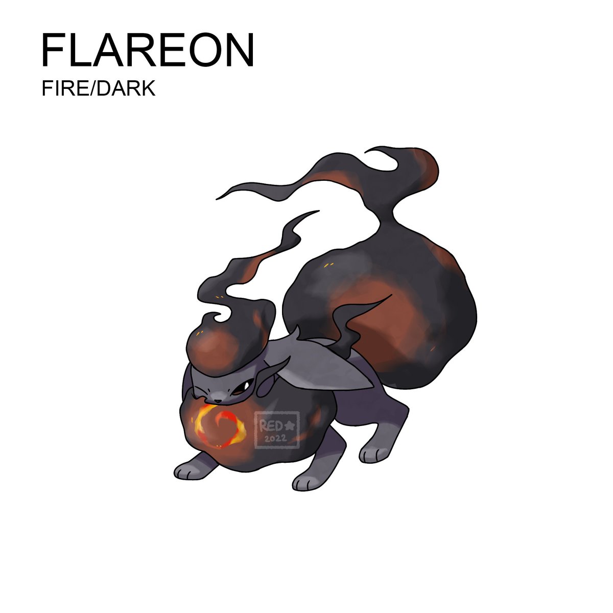 Unovabang's tweet image. double type eeveelution for my fangame
artworks/concepts by reshi and @Red_brb 

Discord: discord.gg/unovabang
#fakemon #pokemon