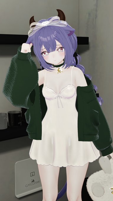 #おうつちのVRC日記 
ねむひ‥‥おやすみ‥‥ 