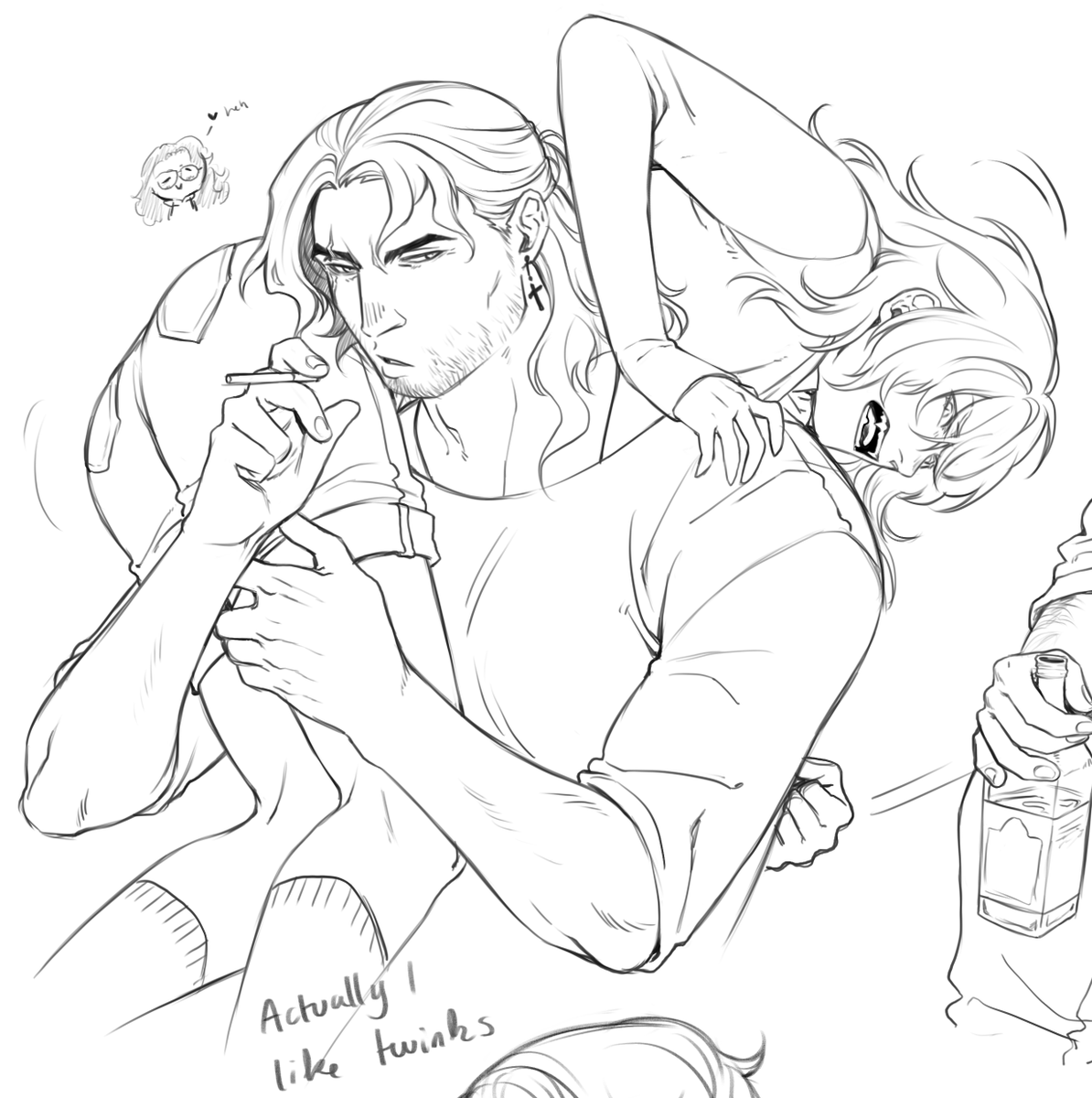 c0ffinated but extra strong tweet media