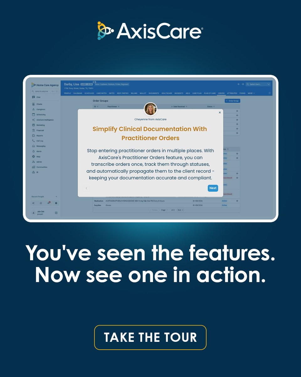 AxisCare tweet media