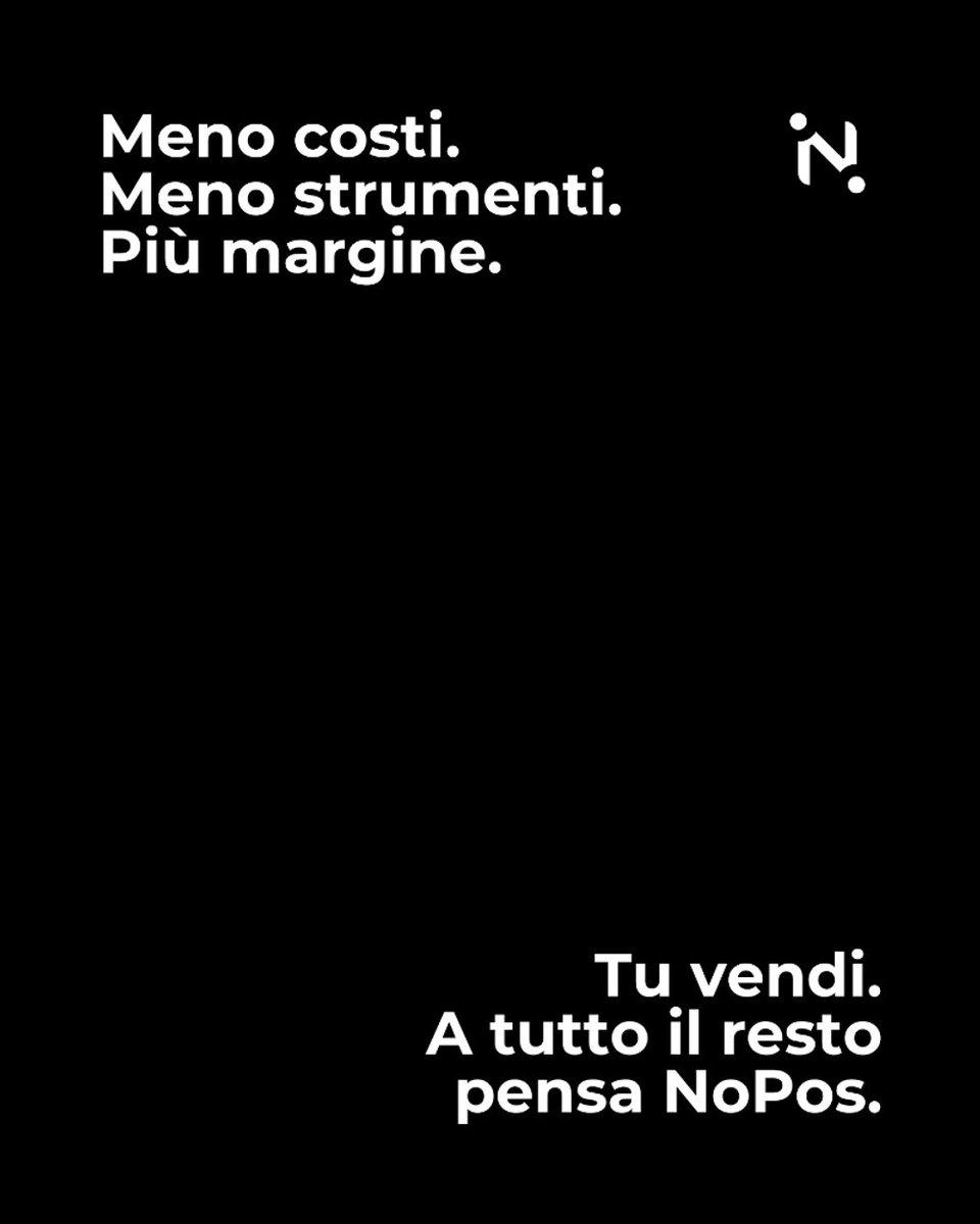 nopos_it's tweet photo. Meno costi. Meno strumenti. Più margine.
Scopri di più su https://t.co/iYOvwCDTHP
#NoPos #ScontrinoFiscale #CassaFiscale https://t.co/mEhcRlpJdq