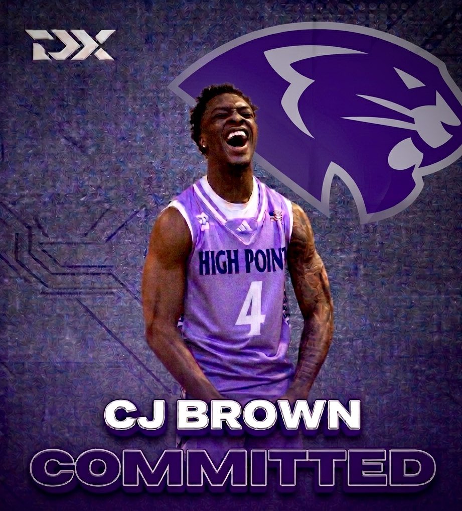 JonChep's tweet photo. NEWS: South Florida transfer, CJ Brown, has committed to High Point, his agent Justin Brown tells DraftExpress.

The 6’2” point guard led the Bulls in assists as a sophomore en route to an NCAA tournament berth.

Sharp portal pickup for Flynn Clayman and the Panthers. https://t.co/6SQmYSI6BT