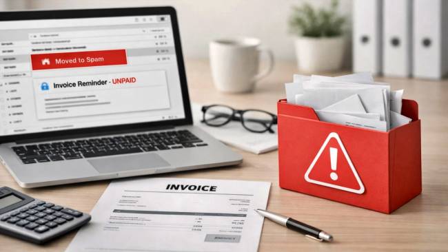 Datacate_Inc's tweet image. Spam filters are smarter than ever—and that means legitimate business emails sometimes get caught too. If your invoices aren’t reaching clients, it could be DNS, authentication, or reputation issues. 
zurl.co/NvZt4
#CyberSecurity #EmailSecurity #MSP #SmallBusiness