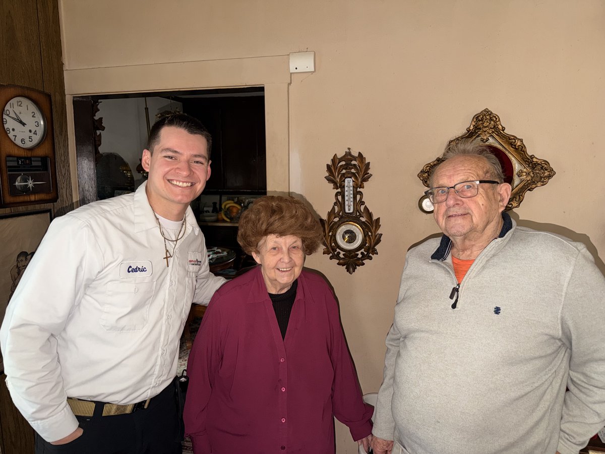 ServicePatriots's tweet photo. This week we were asked to service a furnace that was installed in 1983! Thank you Mr. Bob and Mrs. Beverly for trusting us ❤️ https://t.co/Qjd3aHMxBm