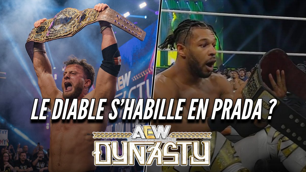 🚨NOUVELLE VIDEO🚨

La review de AEW Dynasty est la !

- MJF toujours victorieux, une bonne idée ?
- Darby Allin en chasse du titre
- Retour de Kyle O'Reilly !

Allez voir ça, abonnez-vous et partagez !

Youtube : youtu.be/nfKr3pJlAwc?si…

Spotify : creators.spotify.com/pod/profile/le…