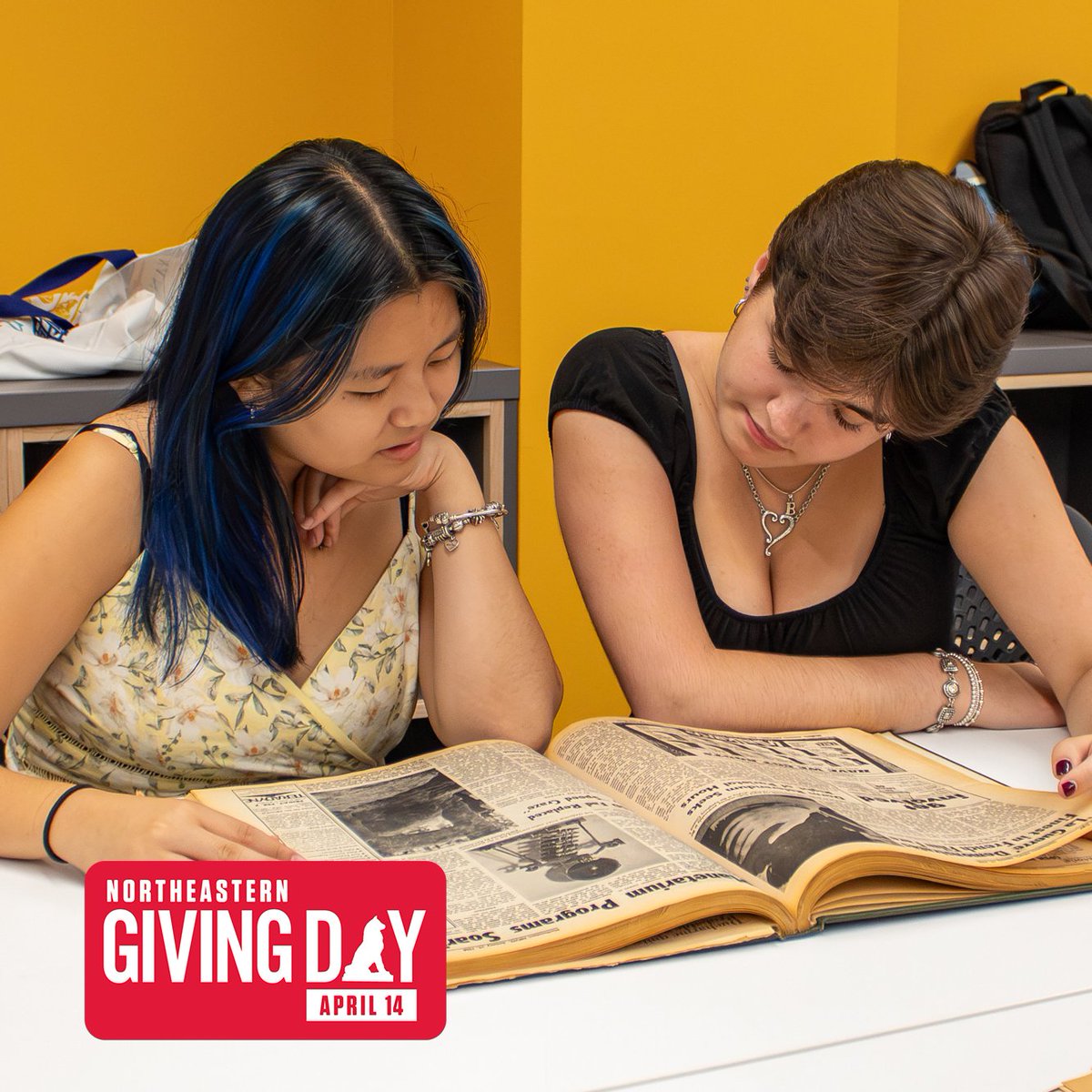 Northeastern University Library tweet media