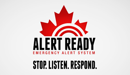 AugustaFire's tweet photo. Reminder that at 12:55 PM TODAY a test of the Alert Ready System is taking place in Ontario. The test will take place on television, radio and wireless devices.
 For more information, visit: https://t.co/sZUIsrIGsv #alertready https://t.co/UQTT9vFryB