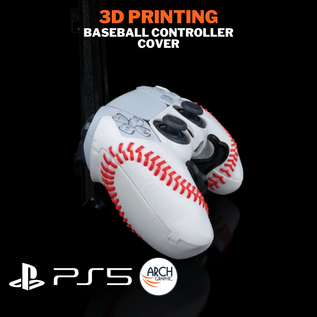 3d_archgraphic's tweet image. Level up your setup with a 3D printed baseball controller cover for PS5. Designed for better grip, sporty style, and everyday gaming comfort. Perfect for fans who love to play in style. Made in Sharjah UAE ⚾✨ #3dprintinginuae #gaminggear #uae #3dprinting #ps5
