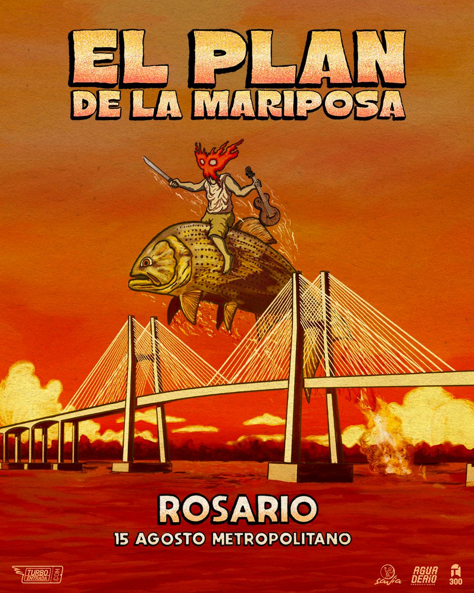300PRODUCCIONES's tweet photo. ¡El @PlandlMariposa en Rosario!

🗓️15 de agosto
📍Metropolitano

Entradas ➡️ https://t.co/mQJLctGhns https://t.co/8QgbbfsLTy